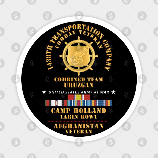 1438th Trans Company - Camp Holland Afghanistan Vet w AFGHAN SVC X 300 Magnet by twix123844